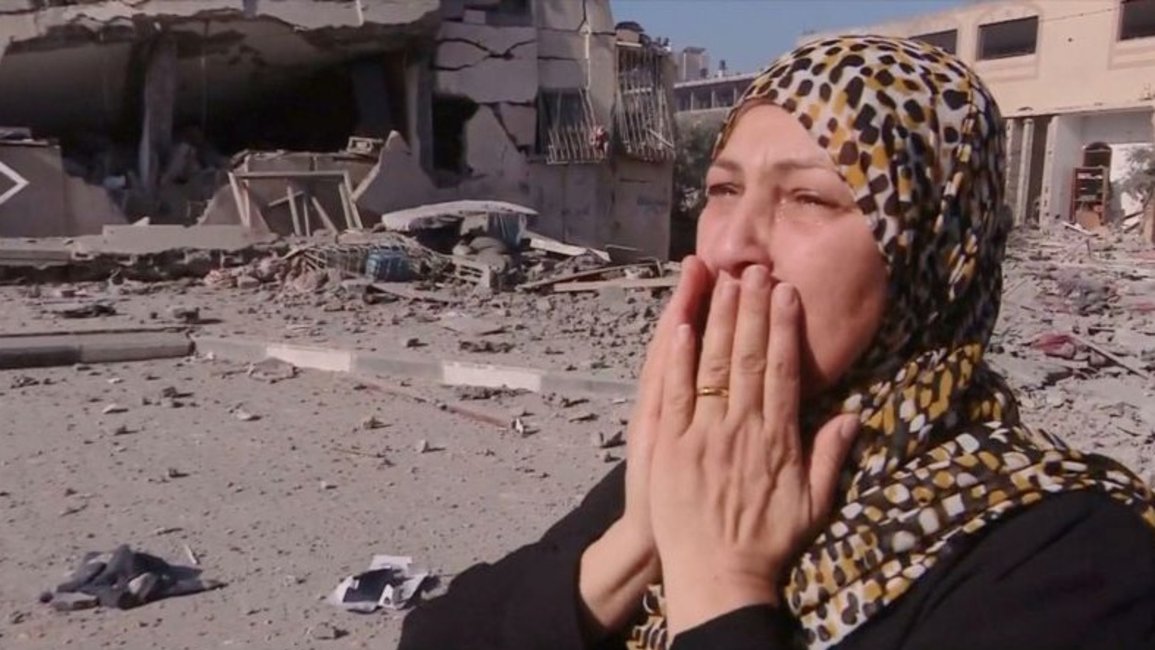El barrio de Gaza que quedó reducido a escombros en una sola noche
