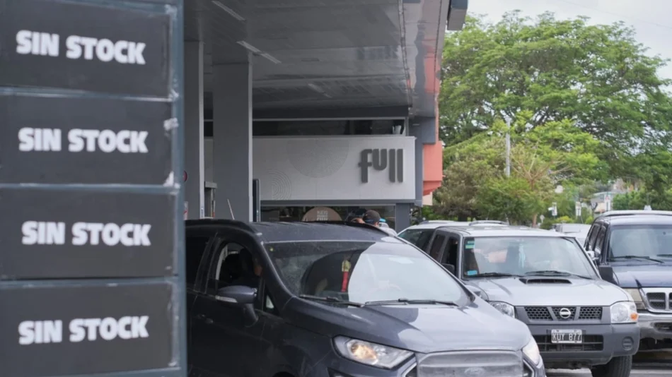 El desabastecimiento golpea cada vez más fuerte en las estaciones de YPF en Salta