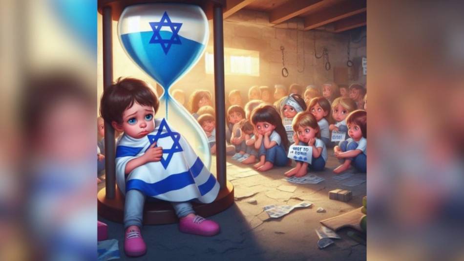 Campaña para liberar 30 chicos secuestrados por Hamas 