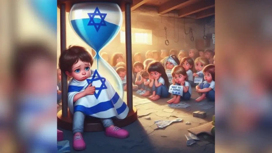 Campaña para liberar 30 chicos secuestrados por Hamas 