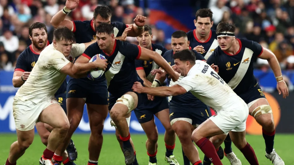 Los Pumas no pudieron con Inglaterra, perdieron 26 a 23 y quedaron cuartos en el Mundial de Rugby de Francia