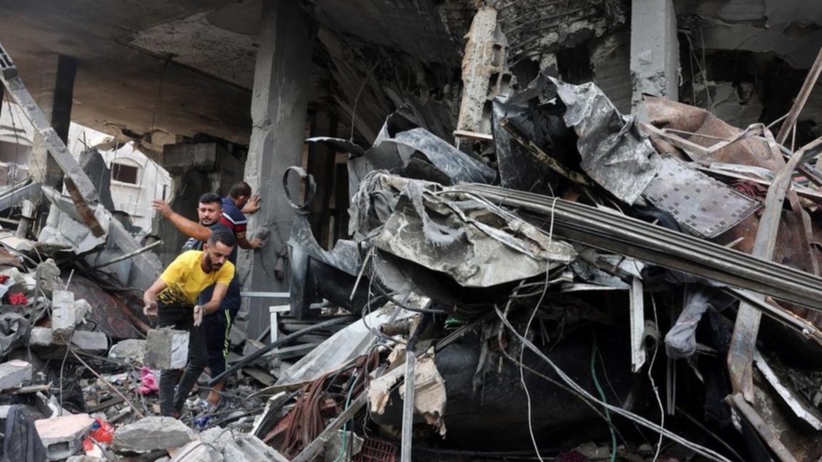 Israel bombardeó 150 "objetivos subterráneos" en la Franja de Gaza