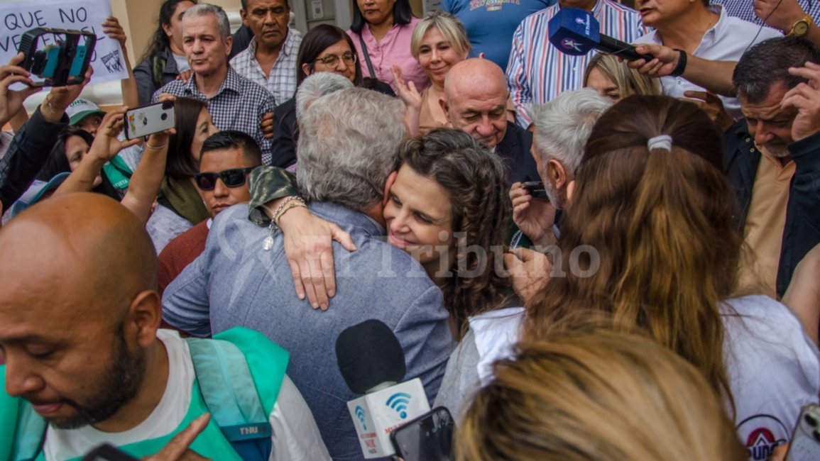 VIDEO. Fiore, en la marcha universitaria: "Entiendo el equilibrio fiscal, pero todo tiene un límite, es clave la educación"