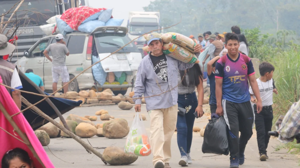Seguidores de Evo Morales cortan las rutas en Bolivia