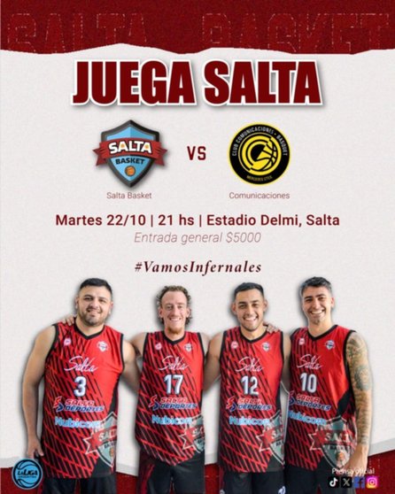 Salta Basket vs. Comunicaciones, en el Delmi: una noche de básquet de alto nivel, entradas a la venta 