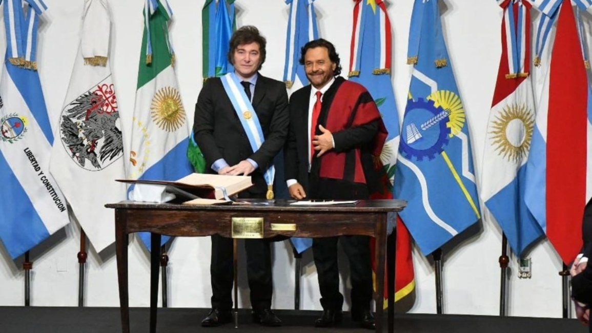 Milei felicitó a Gustavo Sáenz por la inauguración de la primera planta comercial de producción de litio del país