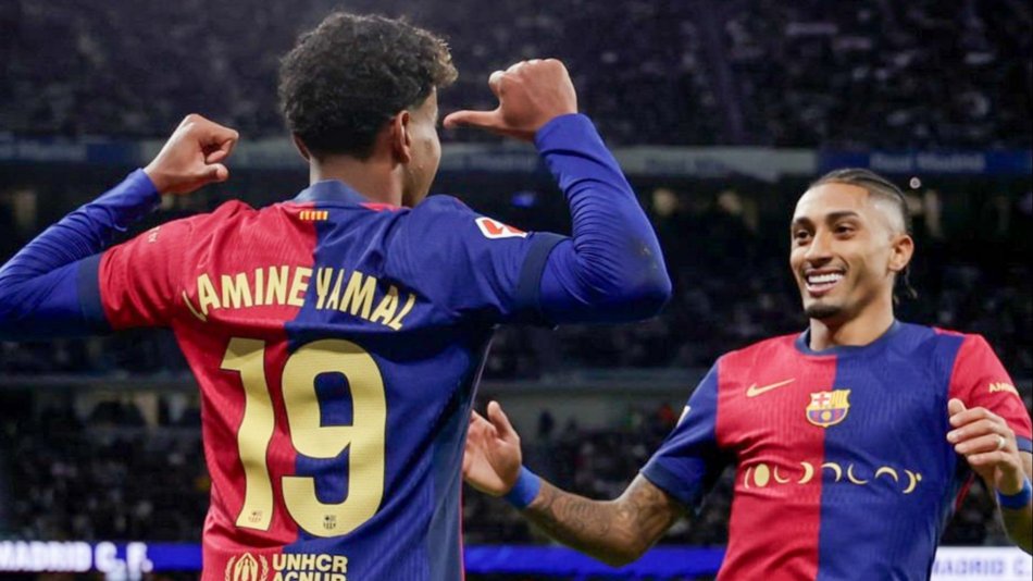 Insultos racistas hacia Yamal en la goleada del Barcelona ante el Real Madrid