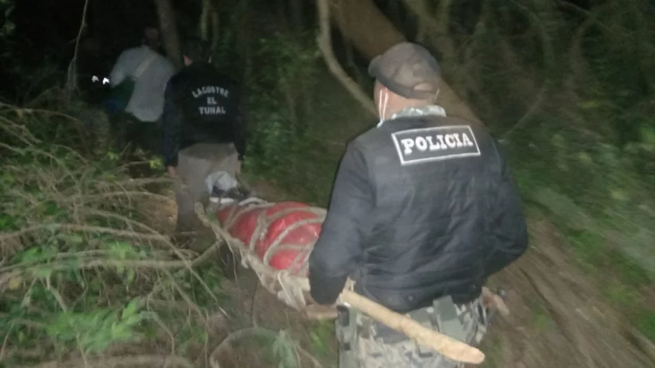 Finalmente lograron rescatar el cuerpo del cazador en Río Piedras