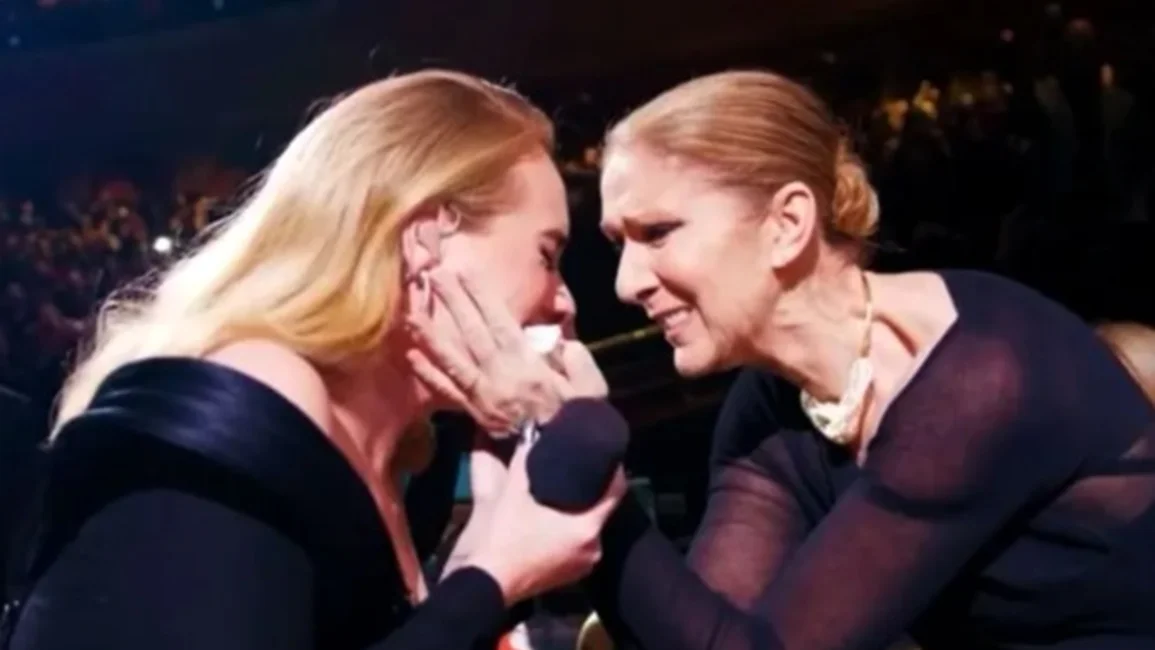 Adele vio a Céline Dion en su show en Las Vegas y ambas rompieron en llanto