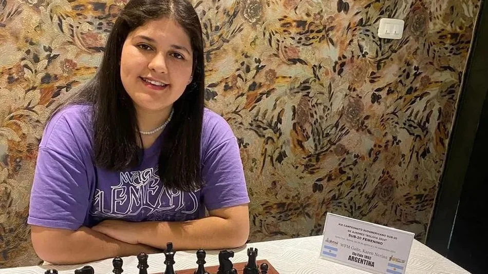 Nerina Gaite cumple el sueño de competir en el Mundial