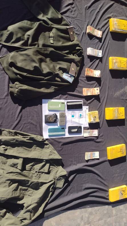 VIDEO. Tres salteños, entre ellos un comandate de Gendarmería nacional, detenidos con cocaína en Santiago del Estero