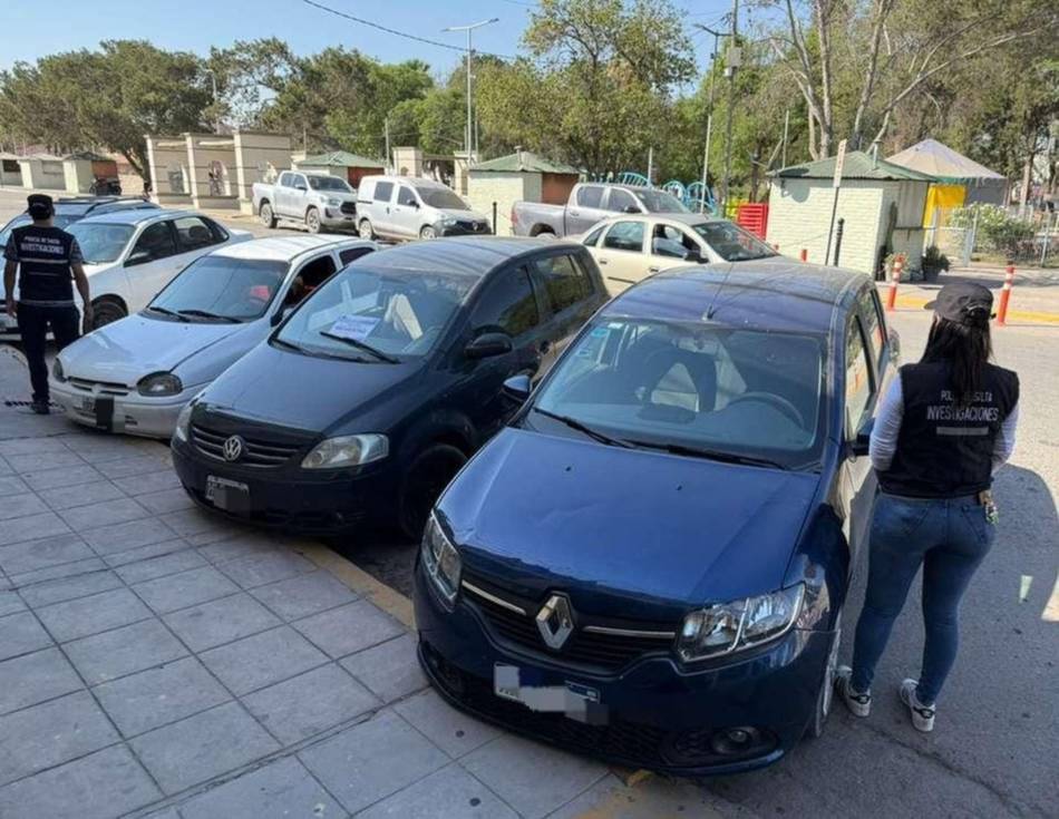 Golpe al robo automotor: secuestraron 15 vehículos robados y cayeron 13 personas en Salta- Golpe al robo automotor: secuestraron 15 vehículos robados y cayeron 13 personas en Salta