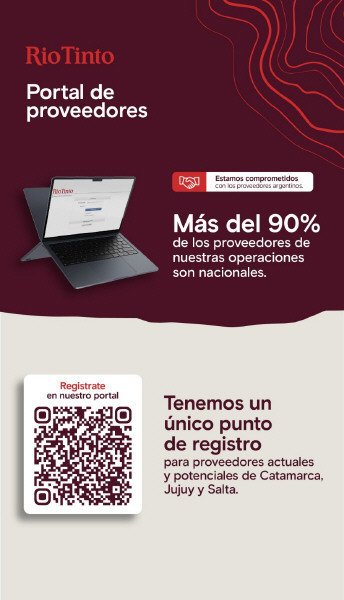 Rio Tinto lanzó portal de registro de proveedores