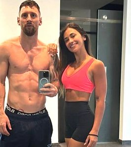 Antonela Roccuzzo sorprendió con su exigente entrenamiento en el gimnasio