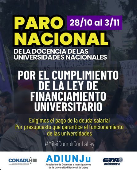Paro universitario: docentes y no docentes profundizan el plan de lucha- Paro universitario: docentes y no docentes profundizan el plan de lucha