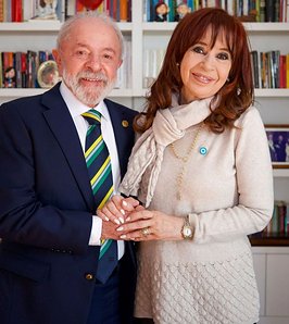 Cristina Kirchner felicitó a Lula da Silva tras su victoria en el balotaje