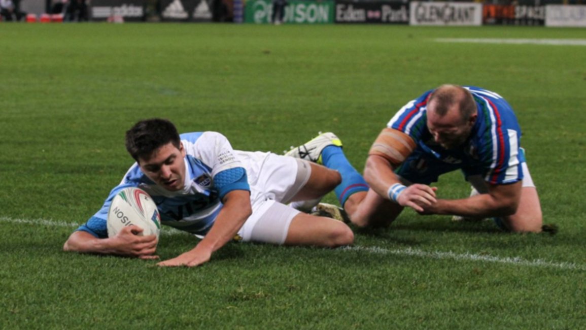 Los Pumas dieron vuelta el marcador y le ganaron 20-18 a Italia