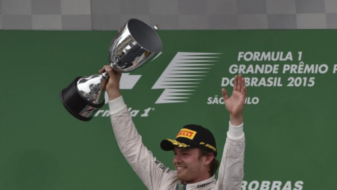 Rosberg ganó el GP de Brasil y aseguró el subcampeonato de la F1