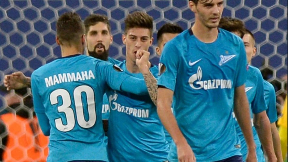 Rigoni colaboró con un gol en la clasificación del Zenit 