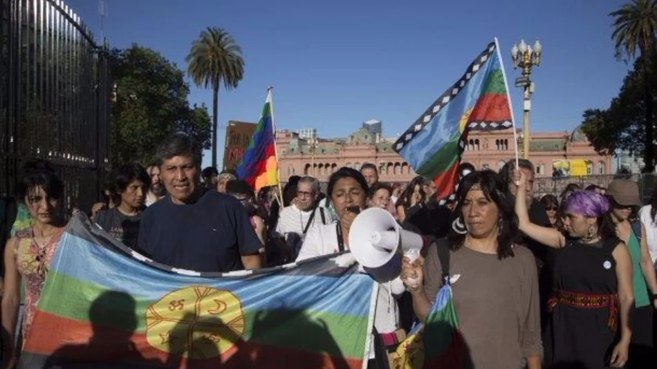 Organizaciones sociales marchan al Ministerio de Seguridad, por la muerte de Nahuel