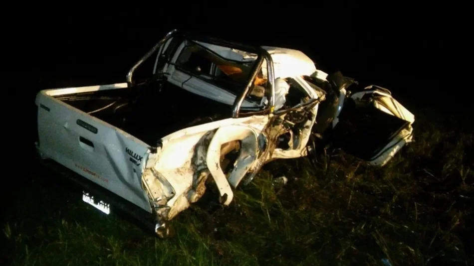 Grave accidente en la ruta Nacional 34 a la altura de Metán