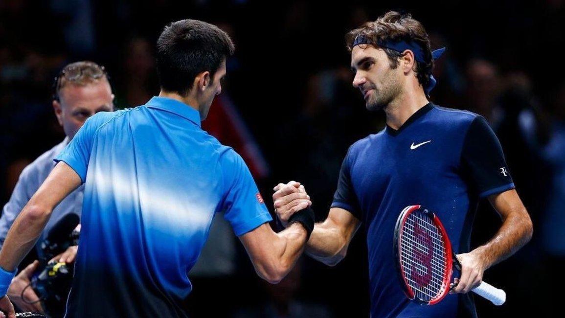 Federer bajó a Djokovic y Nadal terminará en la cima