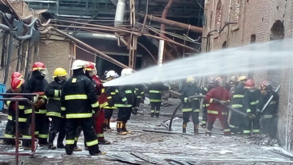 Confirman que el fuego en ingenio La Esperanza quedó totalmente extinguido