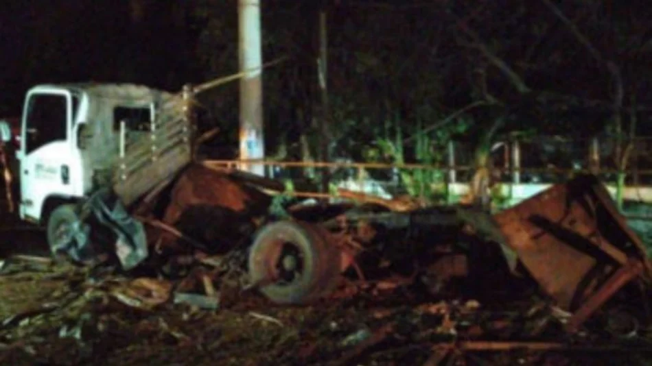Explotó un camión bomba en Colombia: al menos tres muertos