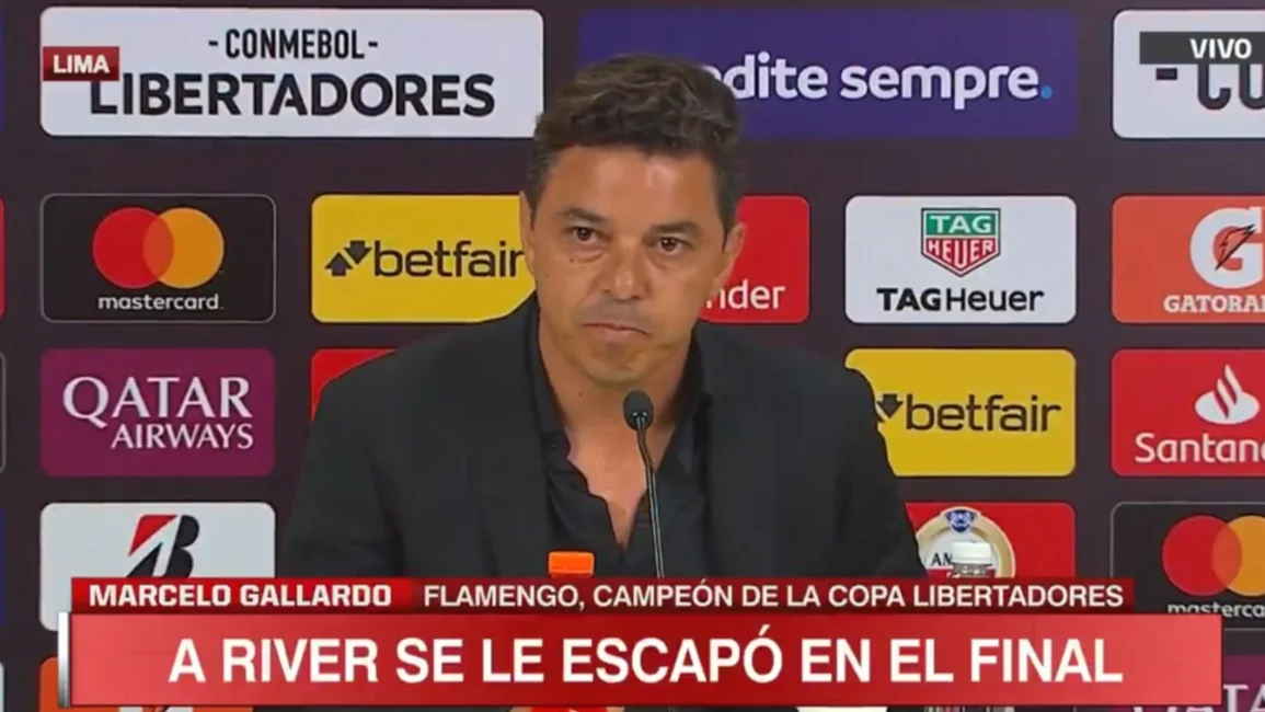 Gallardo: "Estoy orgulloso de este equipo y el partido que hicimos"