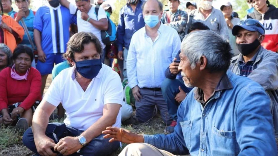 VIDEO. Sáenz se reunió con integrantes de la marcha de comunidades originarias