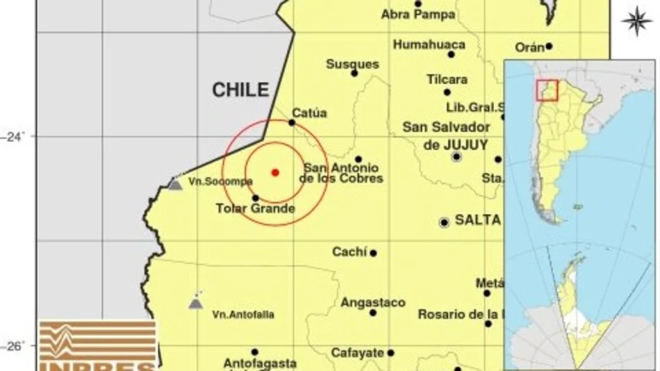 Tras el fuerte sismo de ayer, Salta tembló ocho veces más