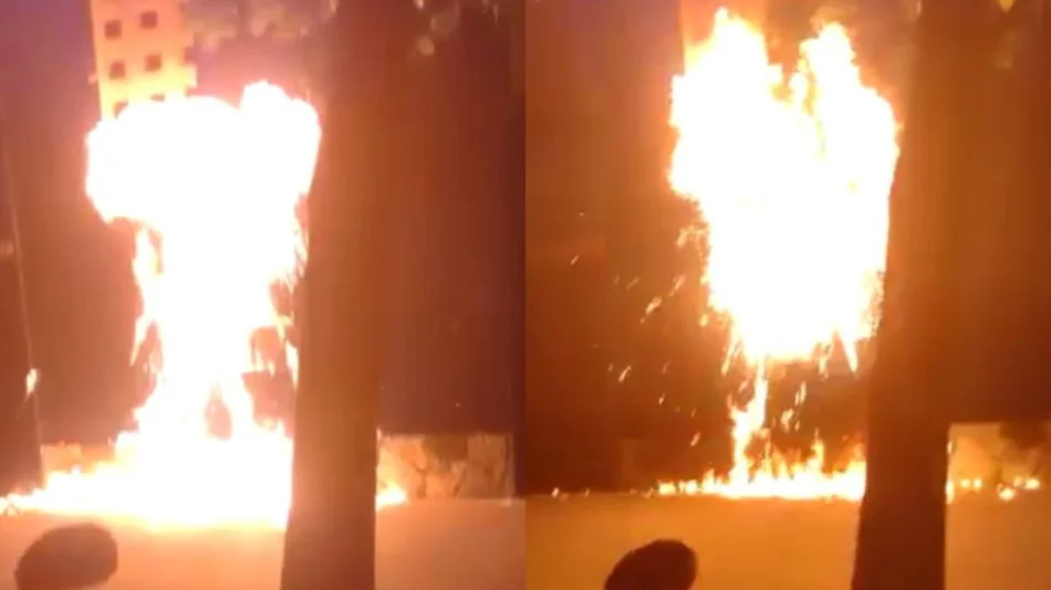 VIDEO Feroz ataque incendiario contra la sede Rosario Central: un custodio herido