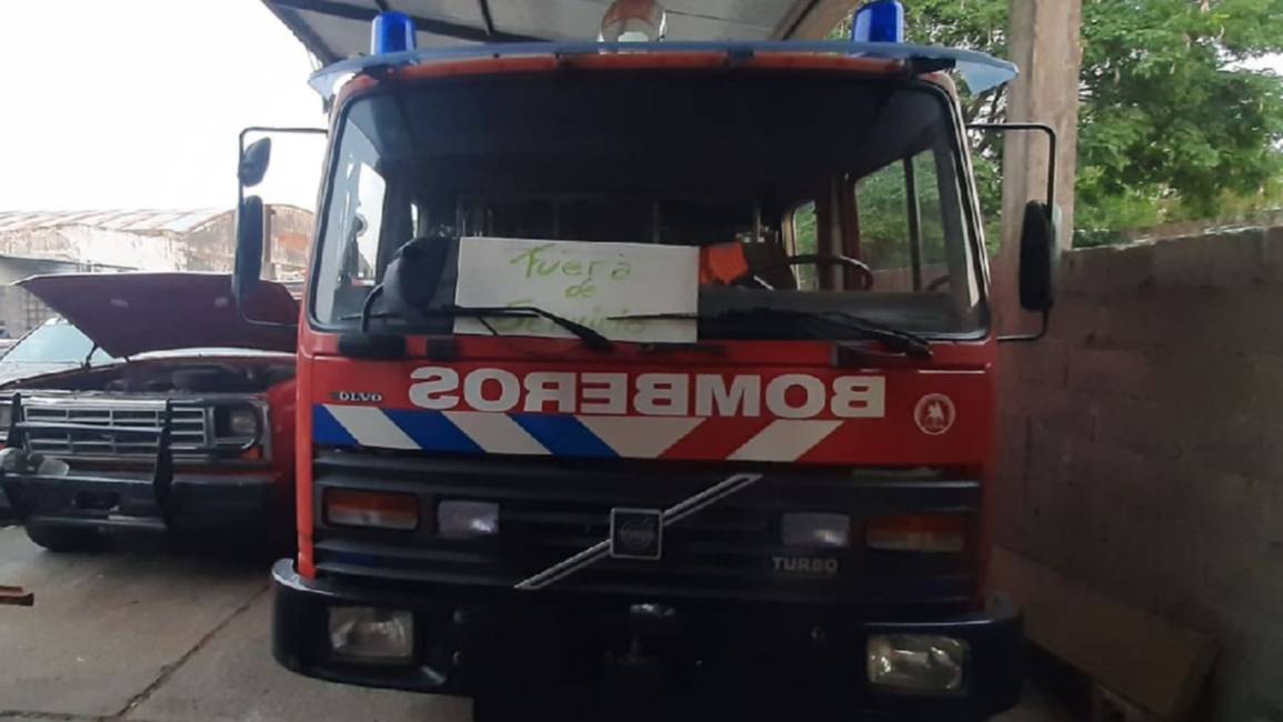 Indignación porque los bomberos ahora se quedaron sin autobombas