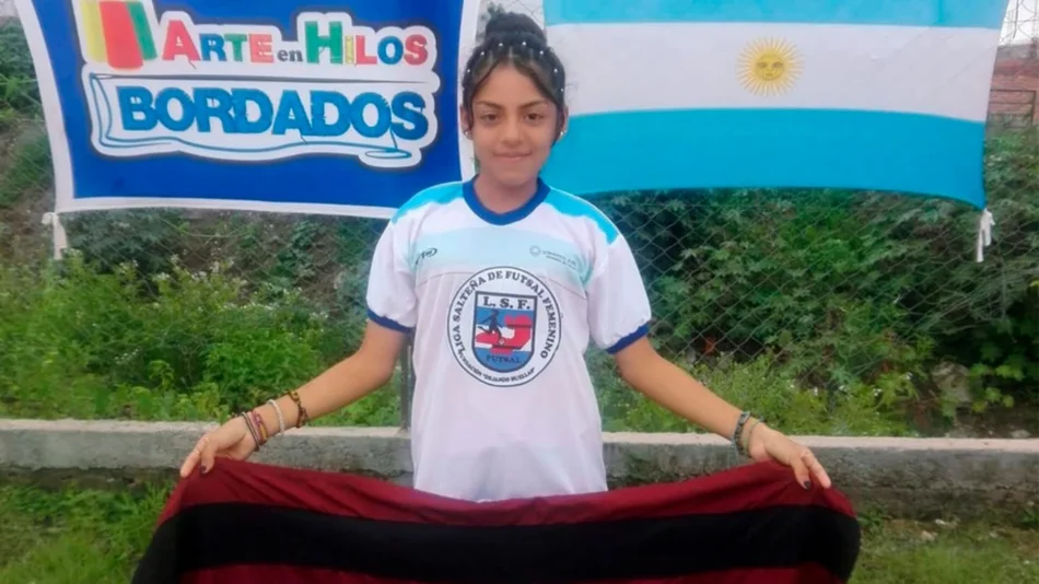 Nahir, una salteña que acuna un sueño cargado de gloria celeste y blanca