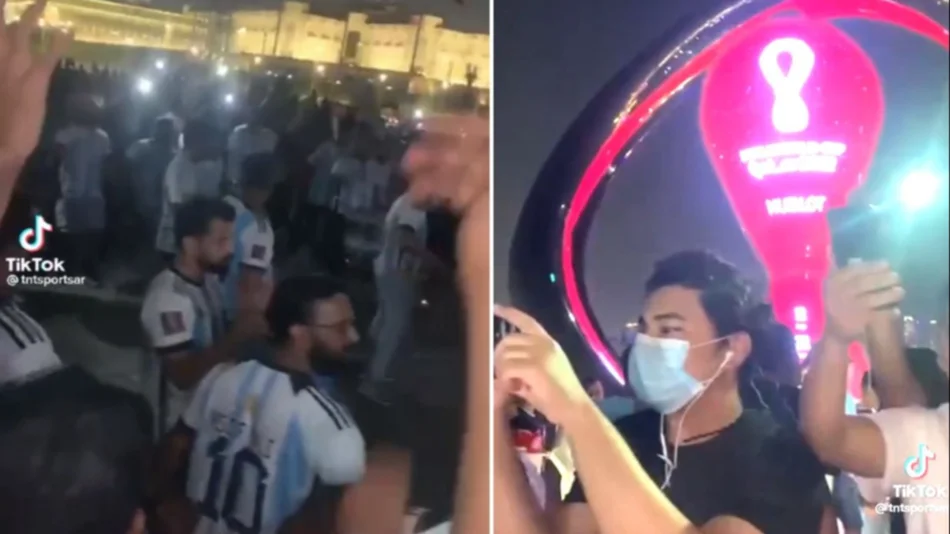 VIDEO. Los hinchas argentinos ya se hacen sentir en Qatar