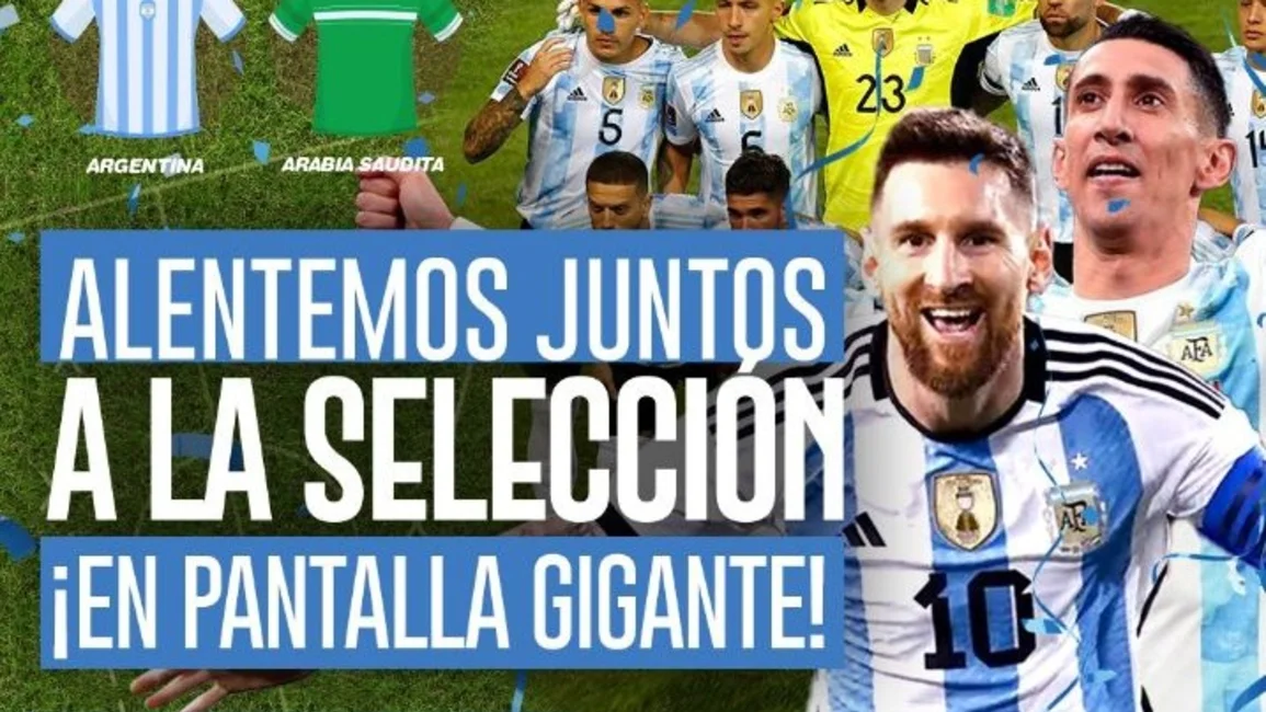 El martes 22 los salteños podrán alentar a la Selección desde la plaza España 
