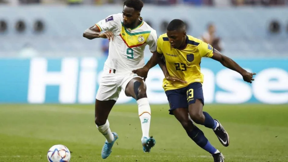 El Ecuador de Alfaro cayó ante Senegal y quedó afuera del Mundial
