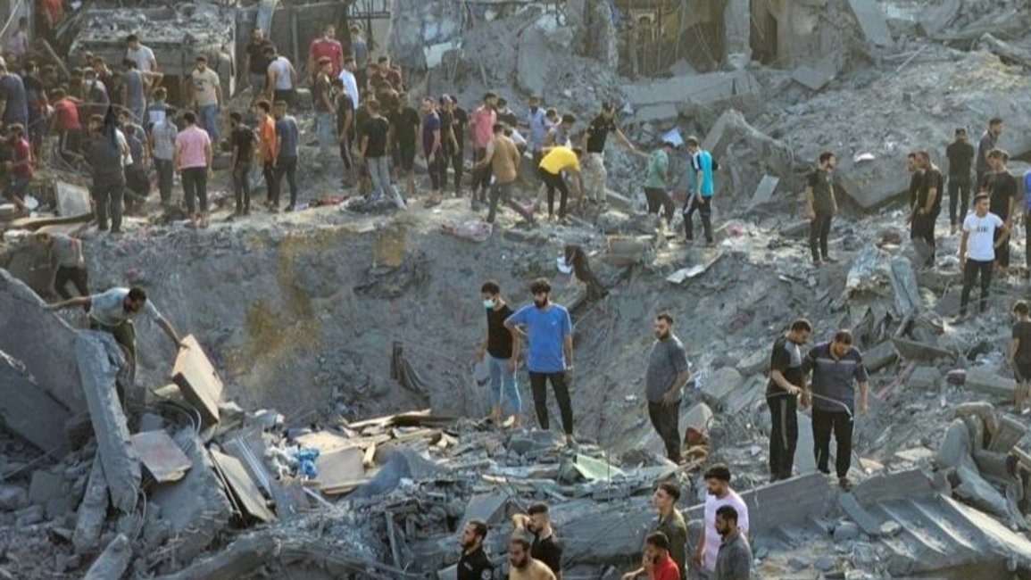 Israel bombardeó campo de refugiados de Gaza: decenas de muertos y cientos de heridos