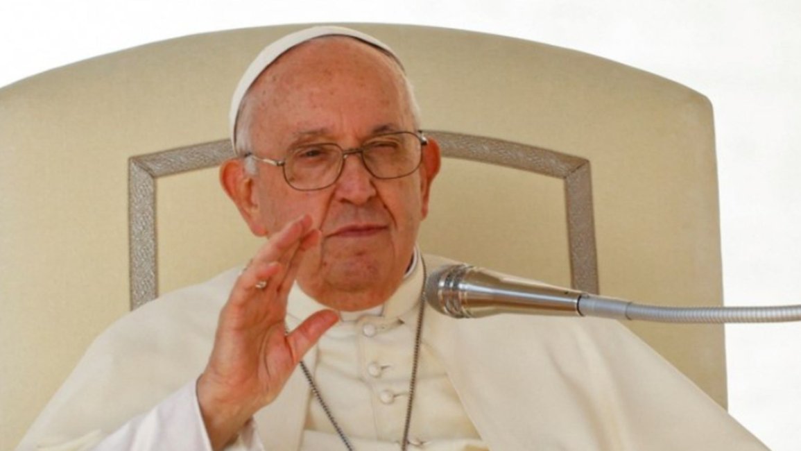 El Papa dijo que es necesaria una solución de dos Estados para Israel y Palestina