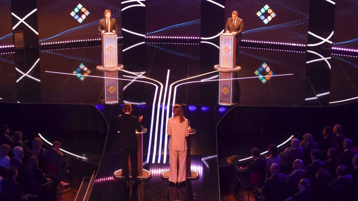 De “mentiroso” a “te tienen miedo”, los cruces más picantes entre Massa y Milei en el debate