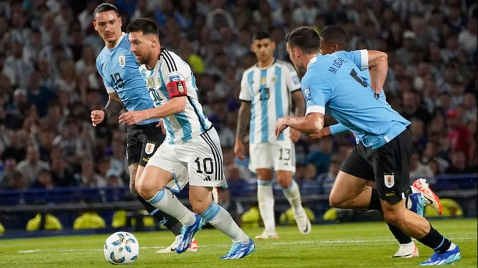 Baldazo de agua fría: Uruguay le ganó a Argentina 2 a 0 en La Bombonera