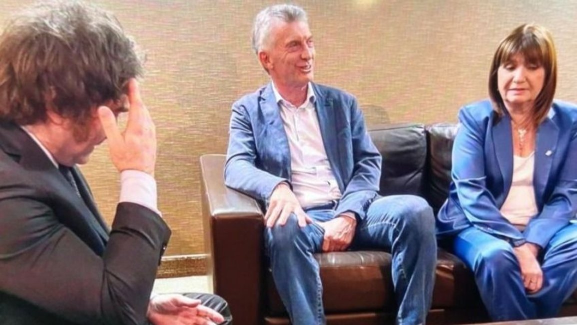 VIDEO. Balotaje 2023: Milei se reunió con Macri y Bullrich y se fortalece la alianza Cambio-Libertad