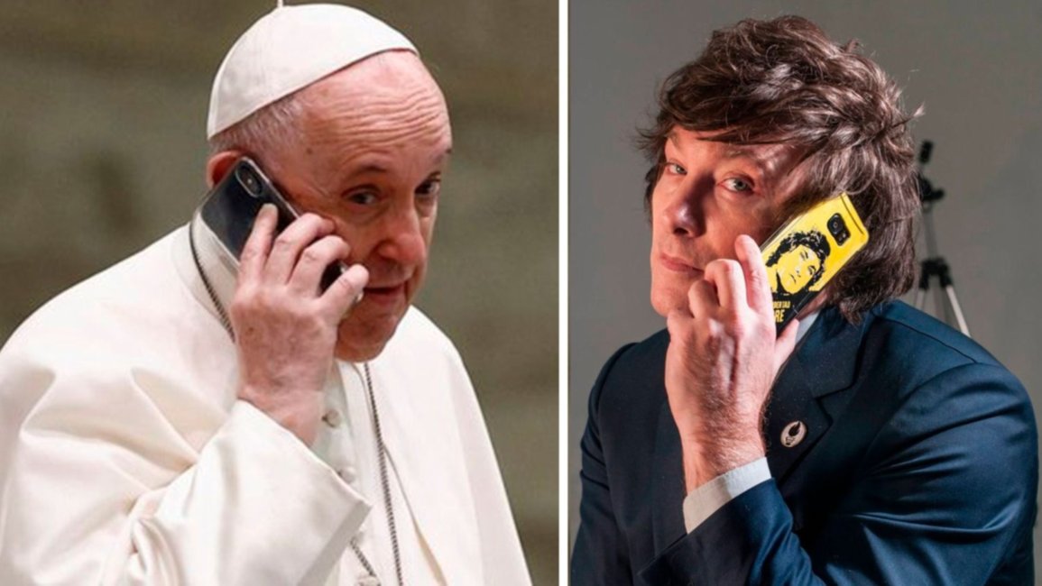 El papa Francisco lo llamó a Javier Milei y el presidente electo lo invitó a visitar la Argentina