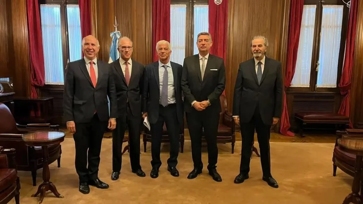 Los jueces de la Corte se reunieron con Mariano Cuneo Libarona, ministro de Justicia de Javier Milei