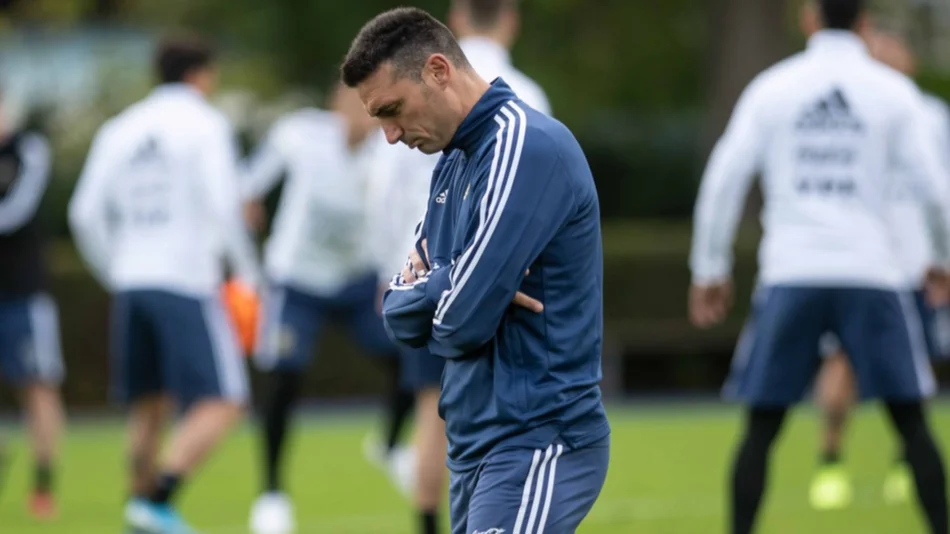 Scaloni confesó que sufrió un problema de salud tras ganar el Mundial