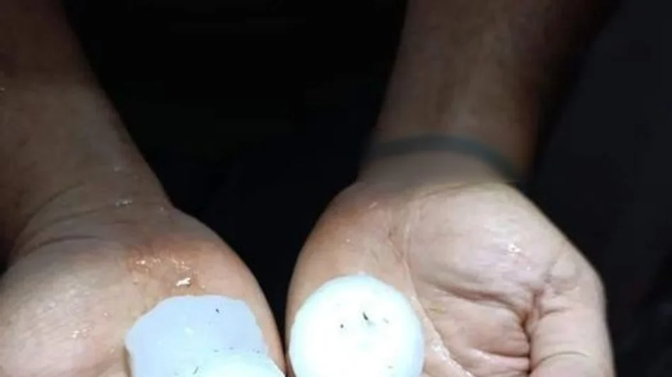 VIDEOS. Temporal en Salta: granizó en la zona rural de Cafayate y se inundó parte del Valle de Lerma