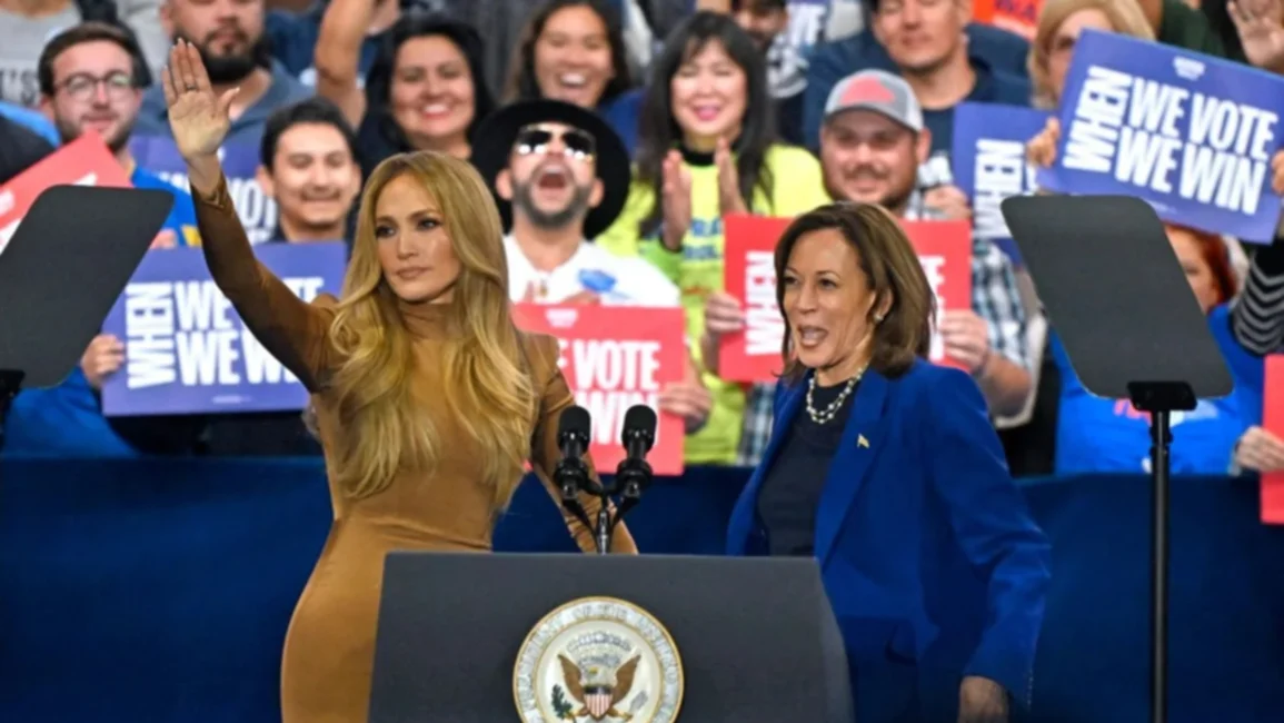 Jennifer López se sumó al tramo final de la campaña de Harris por el voto latino