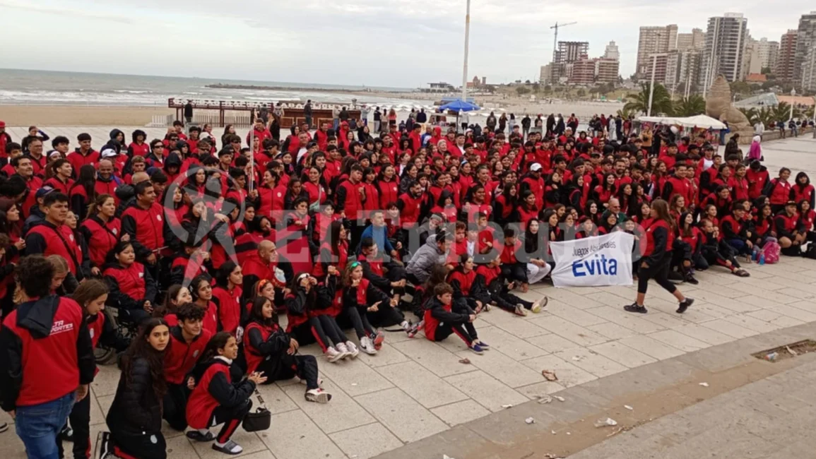 VIDEO. La delegación salteña ya está en Mar del Plata para competir en los Juegos Evita