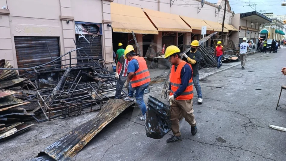 Ángel Muratore, administrador del Mercado San Miguel: “Hicimos un seguro para cada puestero que está limpiando, esperamos llegar al lunes”