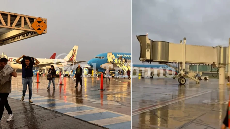 VIDEO. Falta de mangas en el aeropuerto de Salta: "Que se solucione pronto"